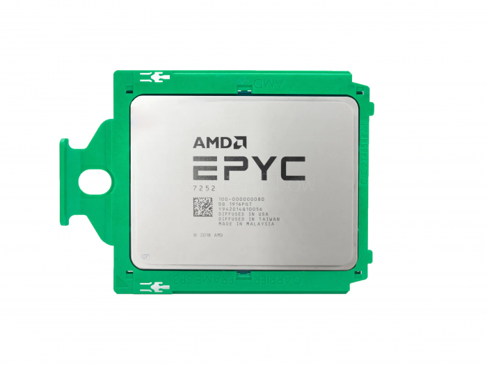 Процессор AMD EPYC 7252 (8c/16t, 3.1GHz-3.2GHz, 120W)