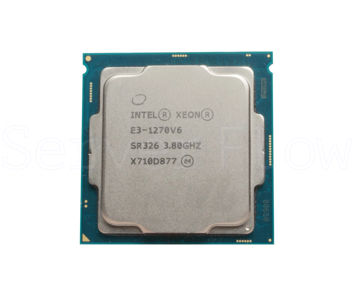 Процессор Intel Xeon E3 1270v6 (4c/8t 3.8GHz-4.2GHz, 72W)