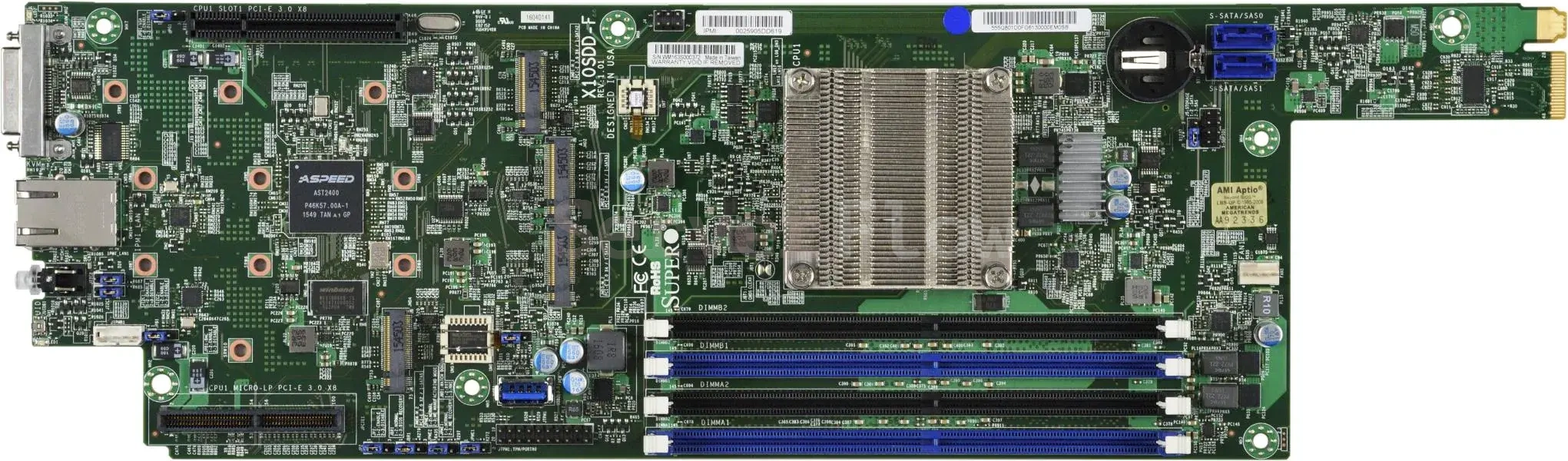 Материнская плата Supermicro X10SDD-F