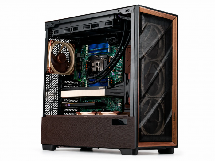 Antec Flux Pro Noctua Edition (1x A100 80GB, 1x EPYC 9374F, RAM 128GB)