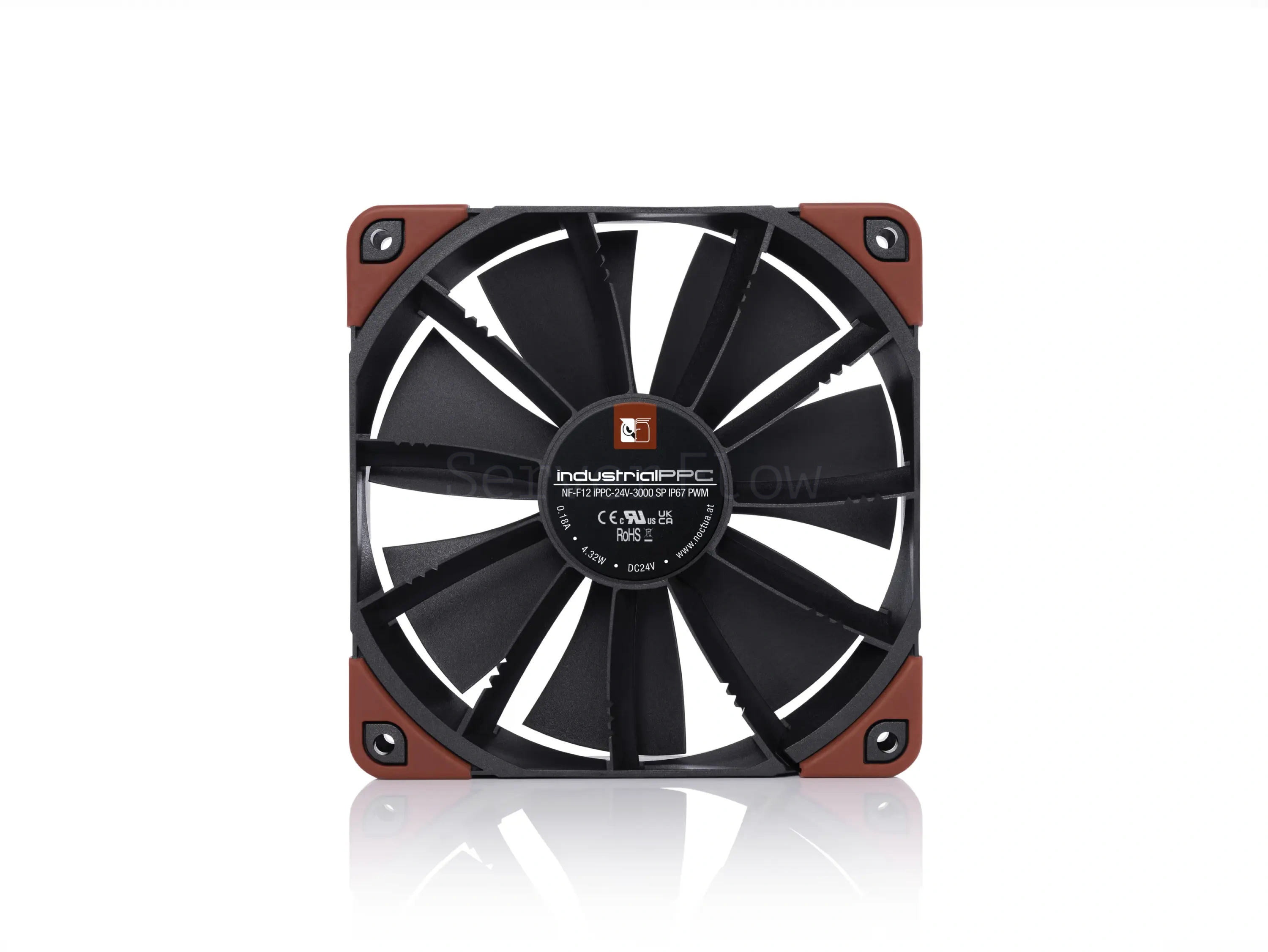 Корпусный вентилятор Noctua NF-F12 industrialPPC-24V-3000 SP IP67 PWM 120mm