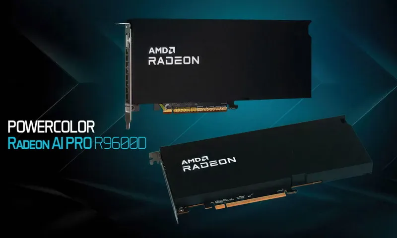 PowerColor представила AMD Radeon AI PRO R9600D 32G-P: однослотовая пассивная карта на RDNA 4 с 32 ГБ GDDR6
