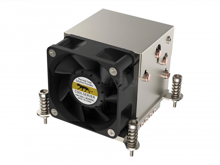 Кулер COOLSERVER CS-2011-2UR64-S (2U, Active, LGA2011 Square, 200W)