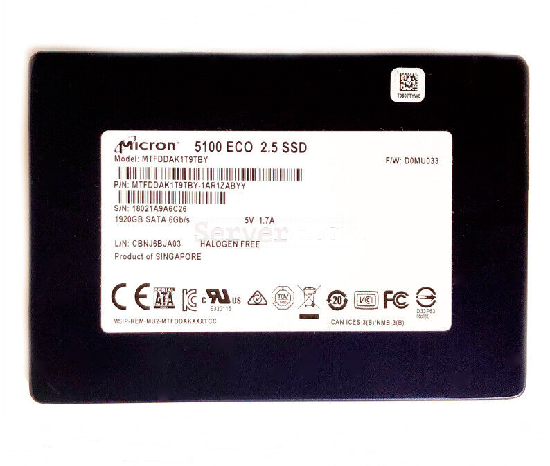 SSD накопитель Micron 5100 MAX 240GB