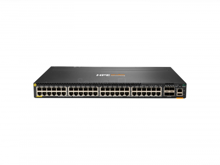 Коммутатор HPE Aruba CX 6300M 48G Class4 PoE 4SFP56 (48x RJ-45 1 Гбит/с, 4x SFP56 50 Гбит/с) [JL661A]