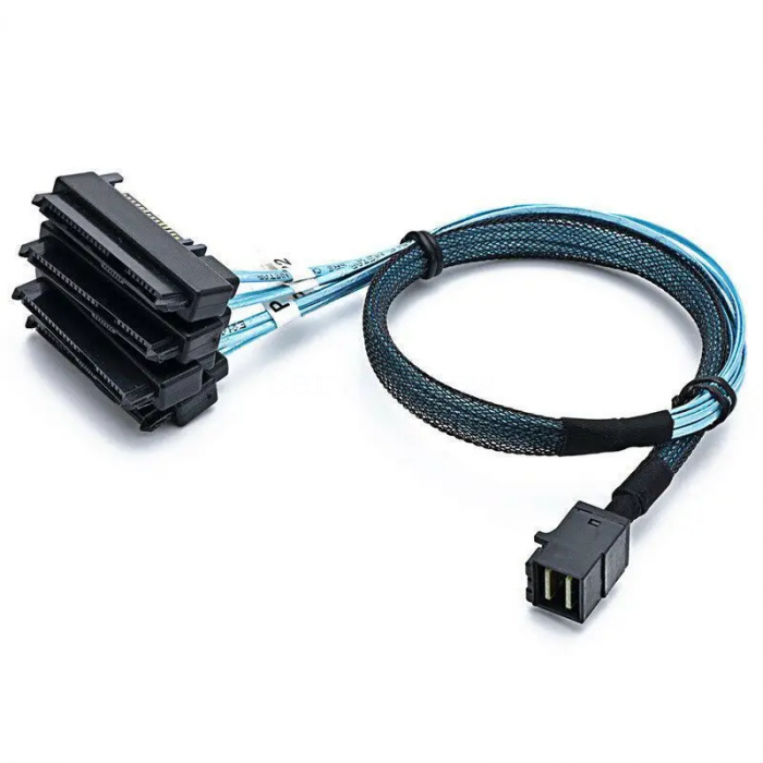 Кабель DELL SFF8643 to 4x SAS с питанием (DELL T130) [0D2M62]