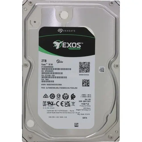 Жесткий диск Seagate Exos 7E10 2TB 3.5" SATA 6Gb/s [ST2000NM000B]
