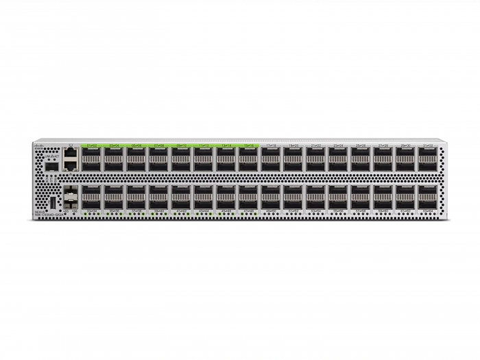 Коммутатор Cisco Nexus N9K-C9364D-GX2A (64x QSFP-DD 400 Гбит/с, 2x SFP+ 10 Гбит/с) - PE
