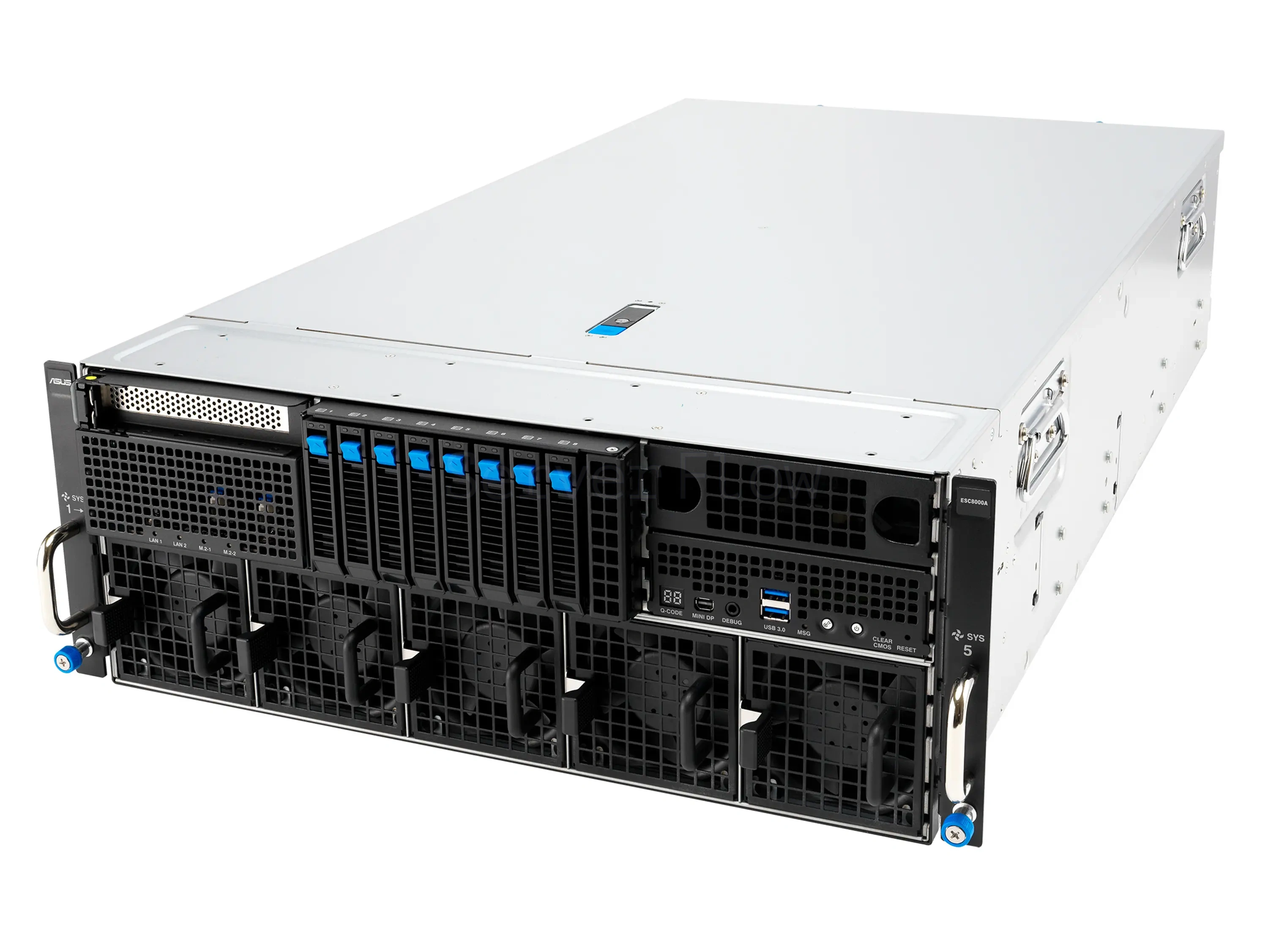 ASUS ESC8000A-E13 SKU1 (8× RTX PRO 6000 BSE 96GB, 2× EPYC 9575F, RAM 768GB)