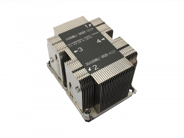 Радиатор Supermicro SNK-P0068PS (2U, Passive, LGA3647 Narrow ILM, 180W)