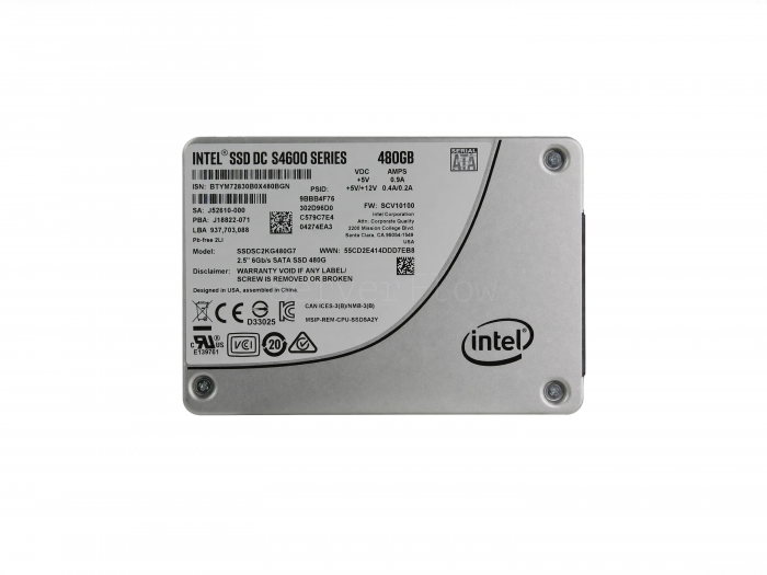 SSD-накопитель Intel DC S4600 480GB 2.5" SATA 6Gb/s [SSDSC2KG480G701]