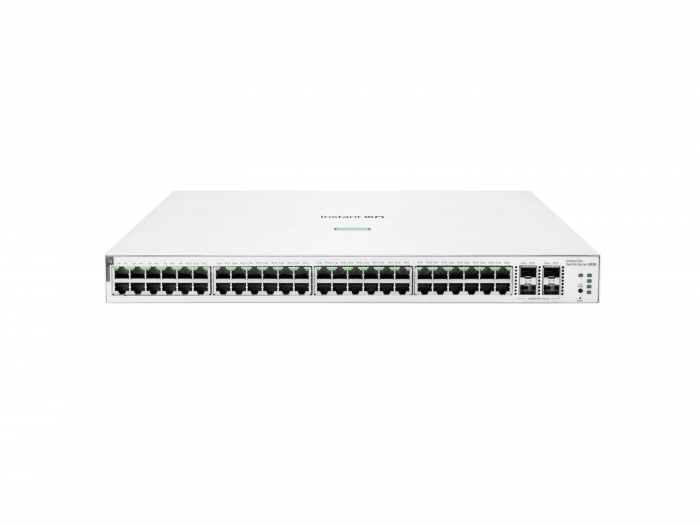 Коммутатор HPE Networking Instant On 1930 48G Class4 PoE (48x RJ-45 1 Гбит/с, 4x SFP/SFP+ 10 Гбит/с) [JL686B]