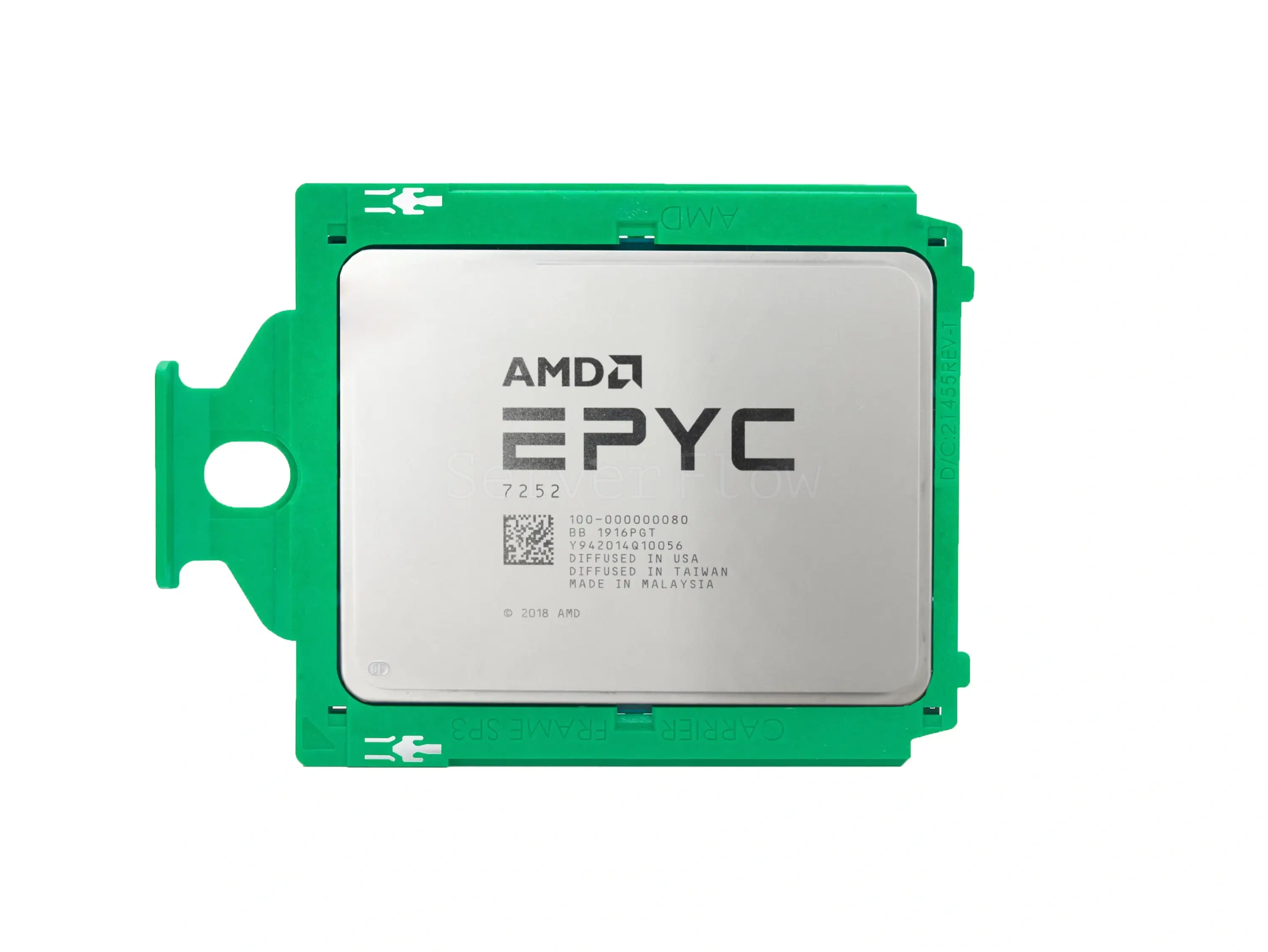Процессор AMD EPYC 7252 (8c/16t, 3.1GHz-3.2GHz, 120W)
