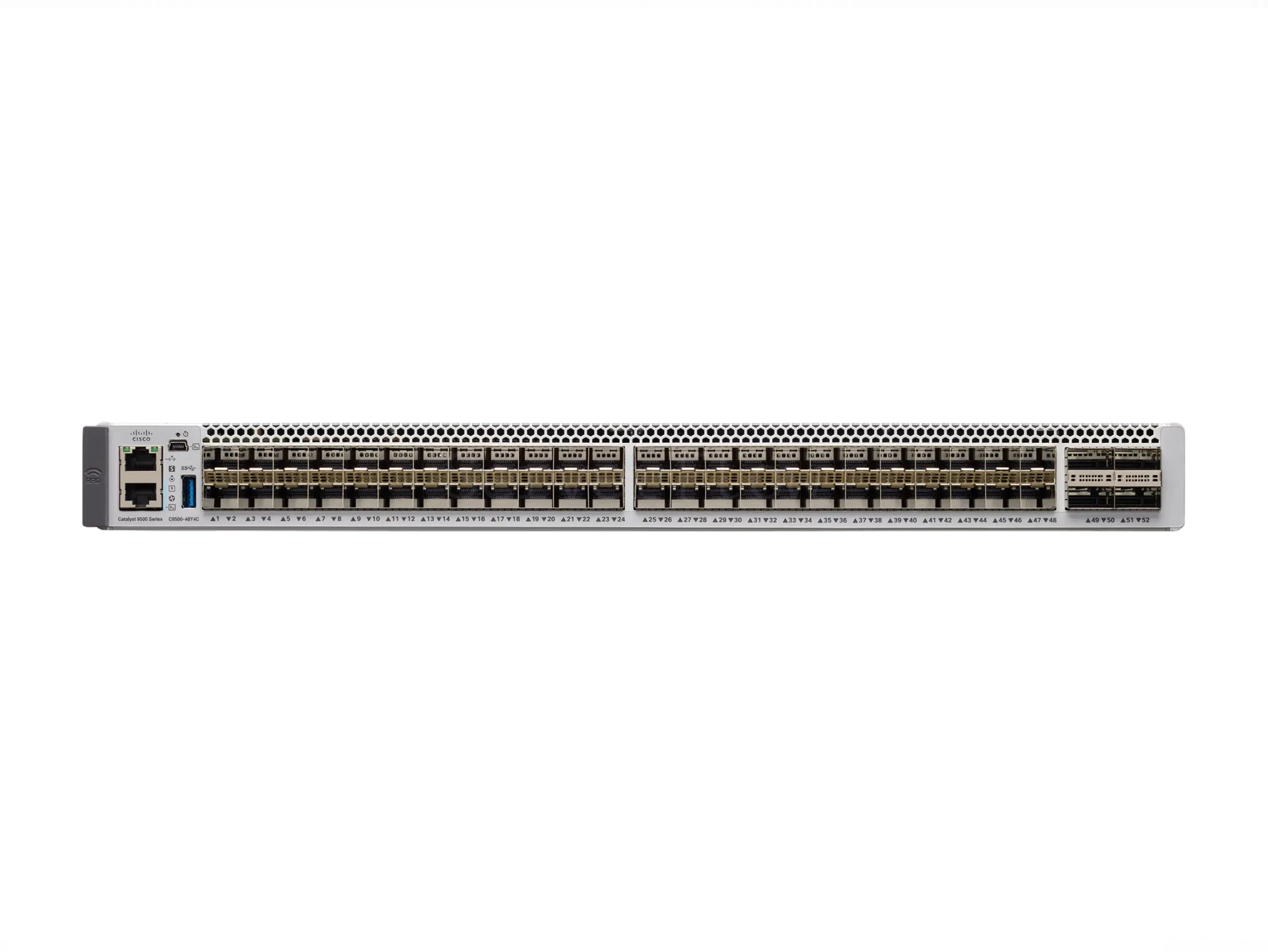 Коммутатор Cisco Catalyst C9500-48Y4C (48x SFP28 1/10/25 Гбит/с, 4x QSFP28 100 Гбит/с)