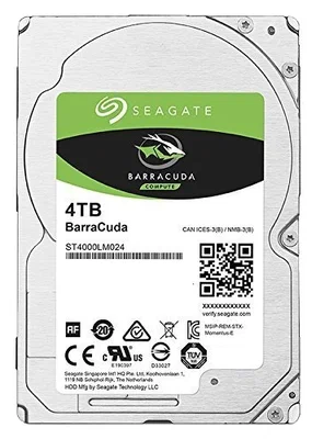 Жесткий диск 4TB HDD 2.5" SATA 6GB/s Seagate 5/4K Rpm (ST4000LM024)