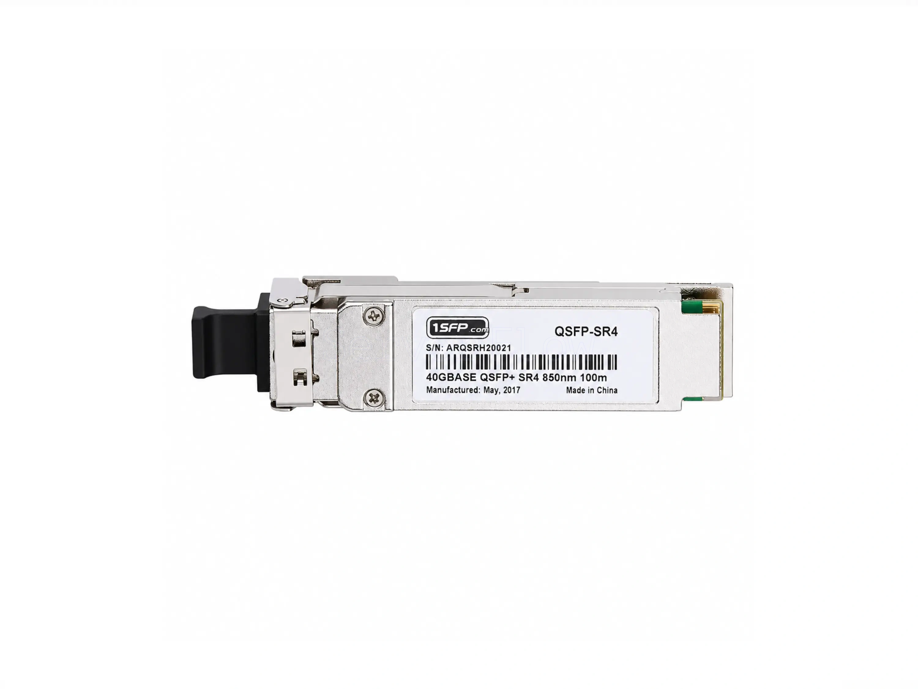 Трансивер 1SFPcom QSFP+SR4 QSFP+ (40GBase-SR4, 850-nm, 100m)