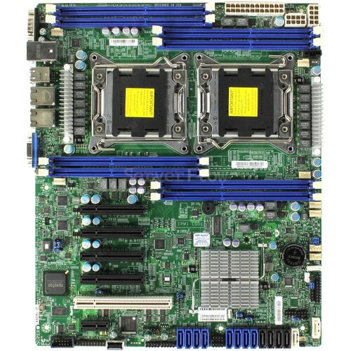 Материнская плата Supermicro X9DRL-3F(ATX, 2х E5 V1/V2, 8DIMM, 4x PCI-E x8, 2x 1GBe RJ45, 6x SATA, 8x SAS от C606, IPMI 2.0, C606)