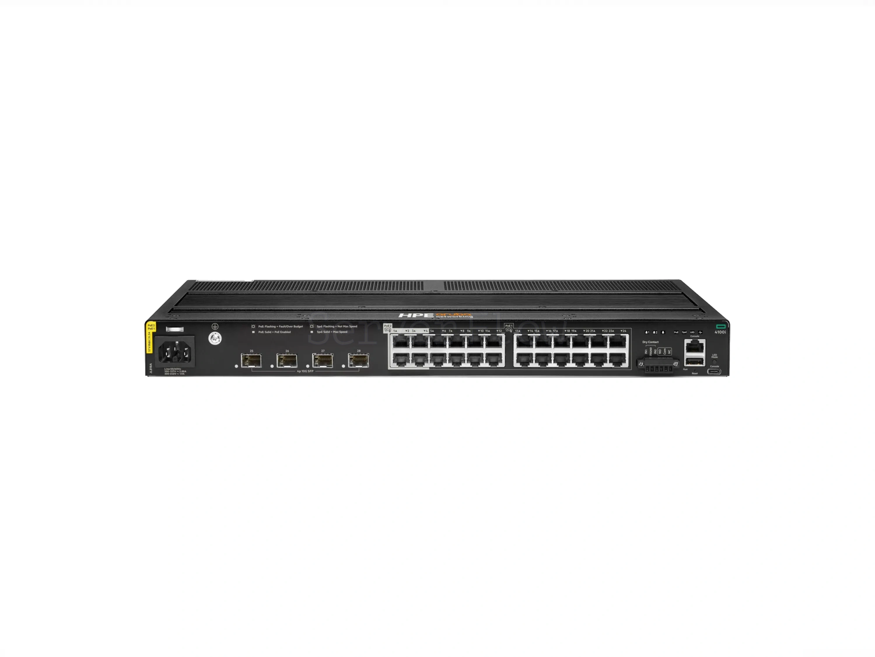 Коммутатор HPE Aruba CX 4100i (24x RJ-45 1 Гбит/с, 4x SFP+ 10 Гбит/с) [JL818A]