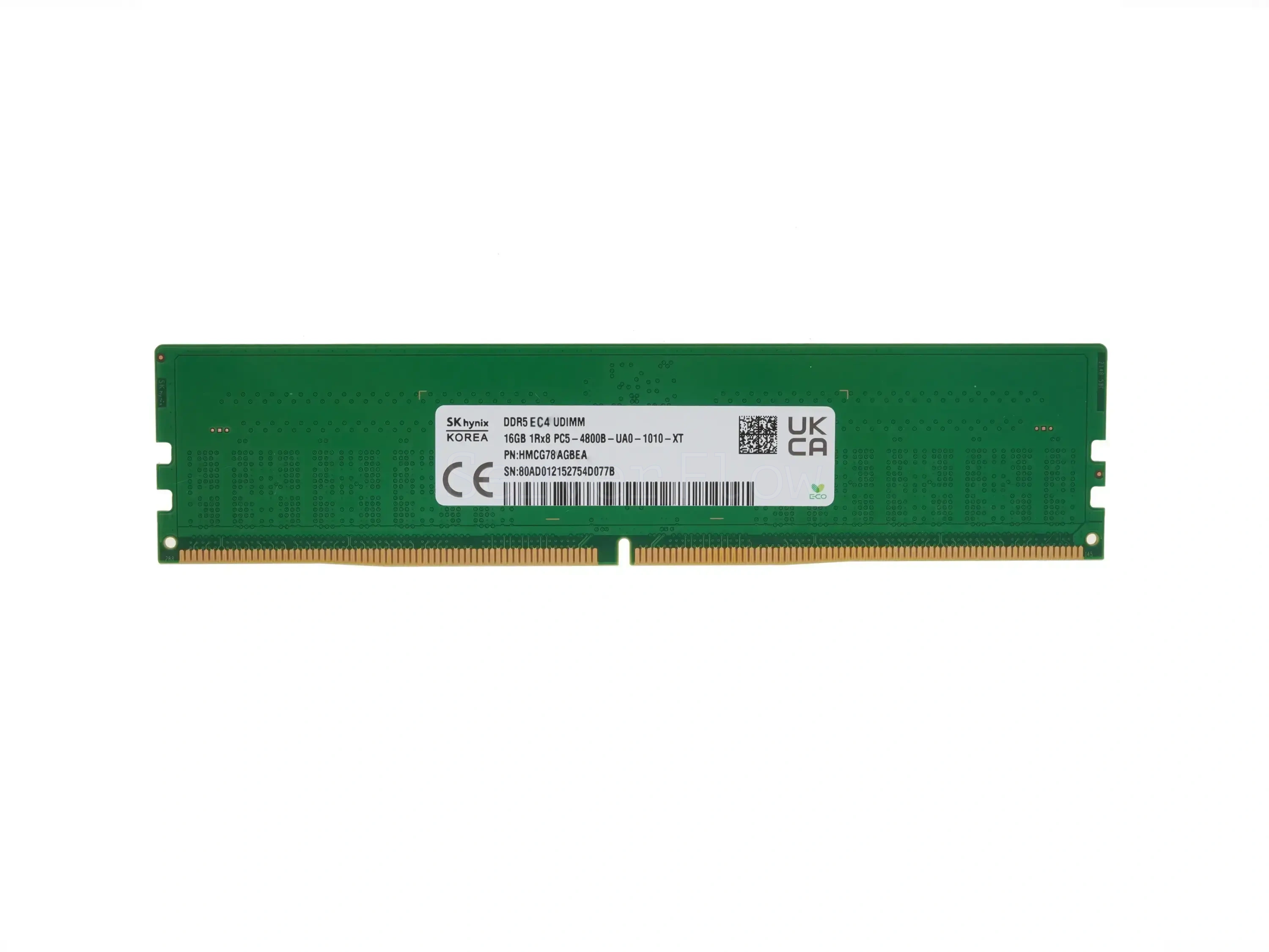 Оперативная память 16GB DDR5 ECC UDIMM SK Hynix 5600Mhz 1Rx8 [HMCG78AGBEA]