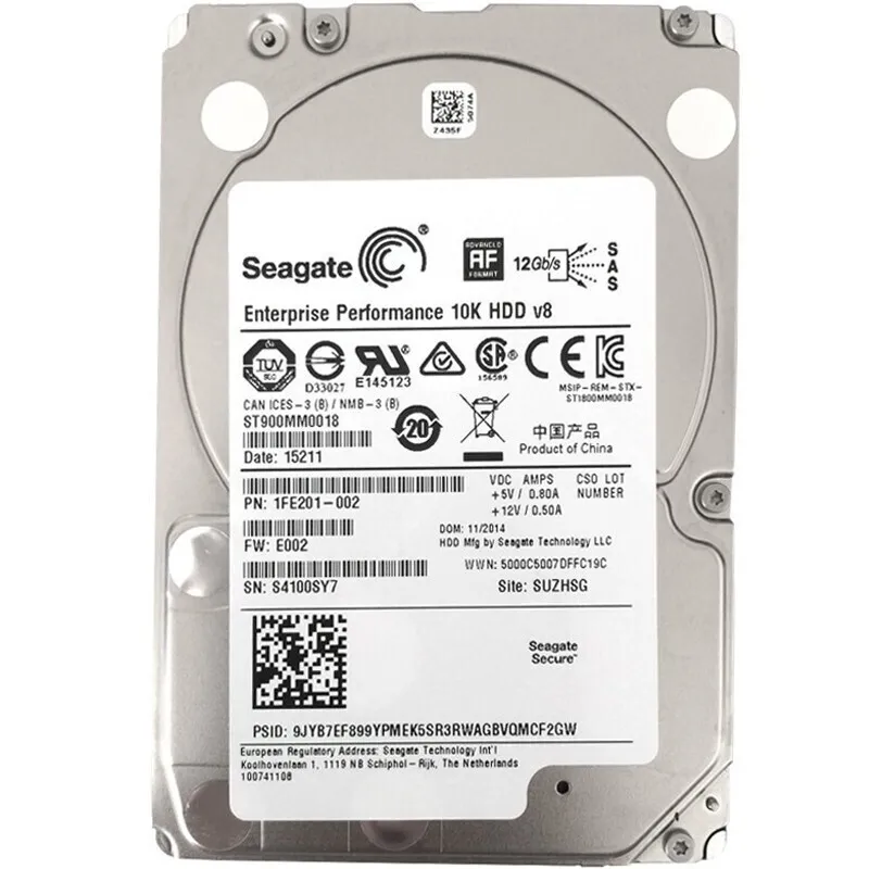 Жесткий диск 900GB HDD 2.5" SAS 12Gb/s  Seagate 10K Rpm  (ST900MM0018)