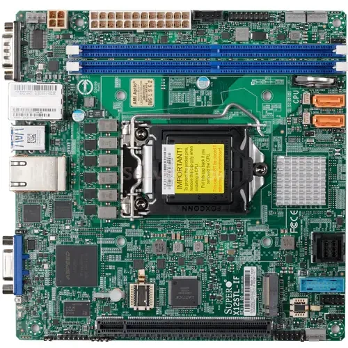 Материнская плата X12STL-IF (1x LGA1200, Intel® Xeon® E-2300, ITX)