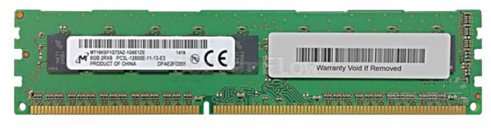 Оперативная память 8GB DDR3 ECC UDIMM Micron 1600Mhz 2Rx8(MT18KSF1G72AZ-1G6E1ZI)