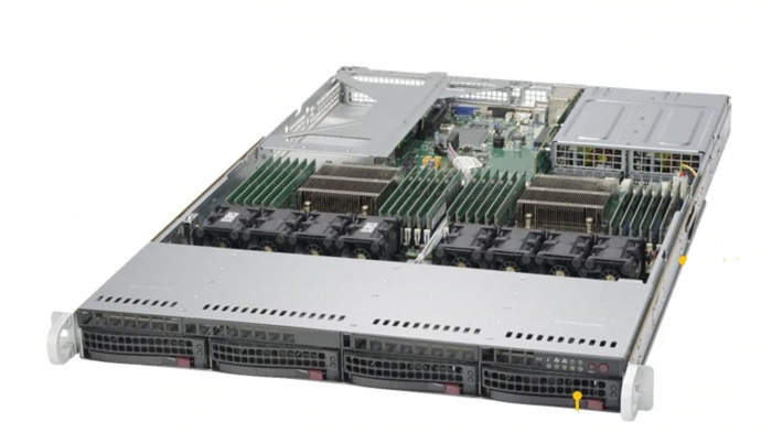 Сервер Supermicro SuperServer 6018U-TR4+ 1U 4LFF
