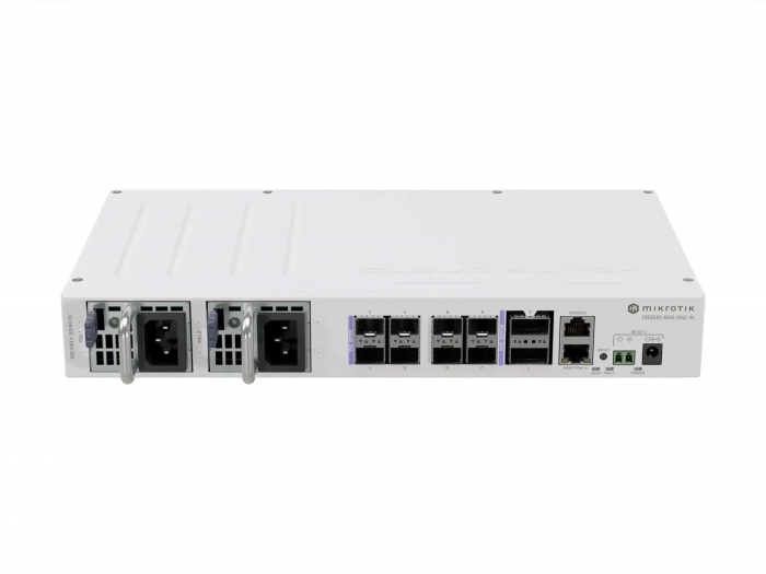 Коммутатор MikroTik CRS510-8XS-2XQ-IN (8x SFP28 25 Гбит/с, 2x QSFP28 100 Гбит/с)