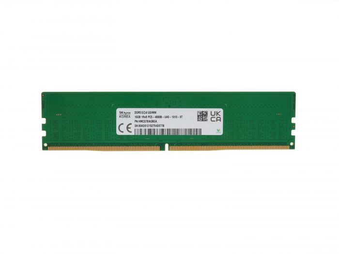 Оперативная память 16GB DDR5 ECC UDIMM SK Hynix 5600Mhz 1Rx8 [HMCG78AGBEA]