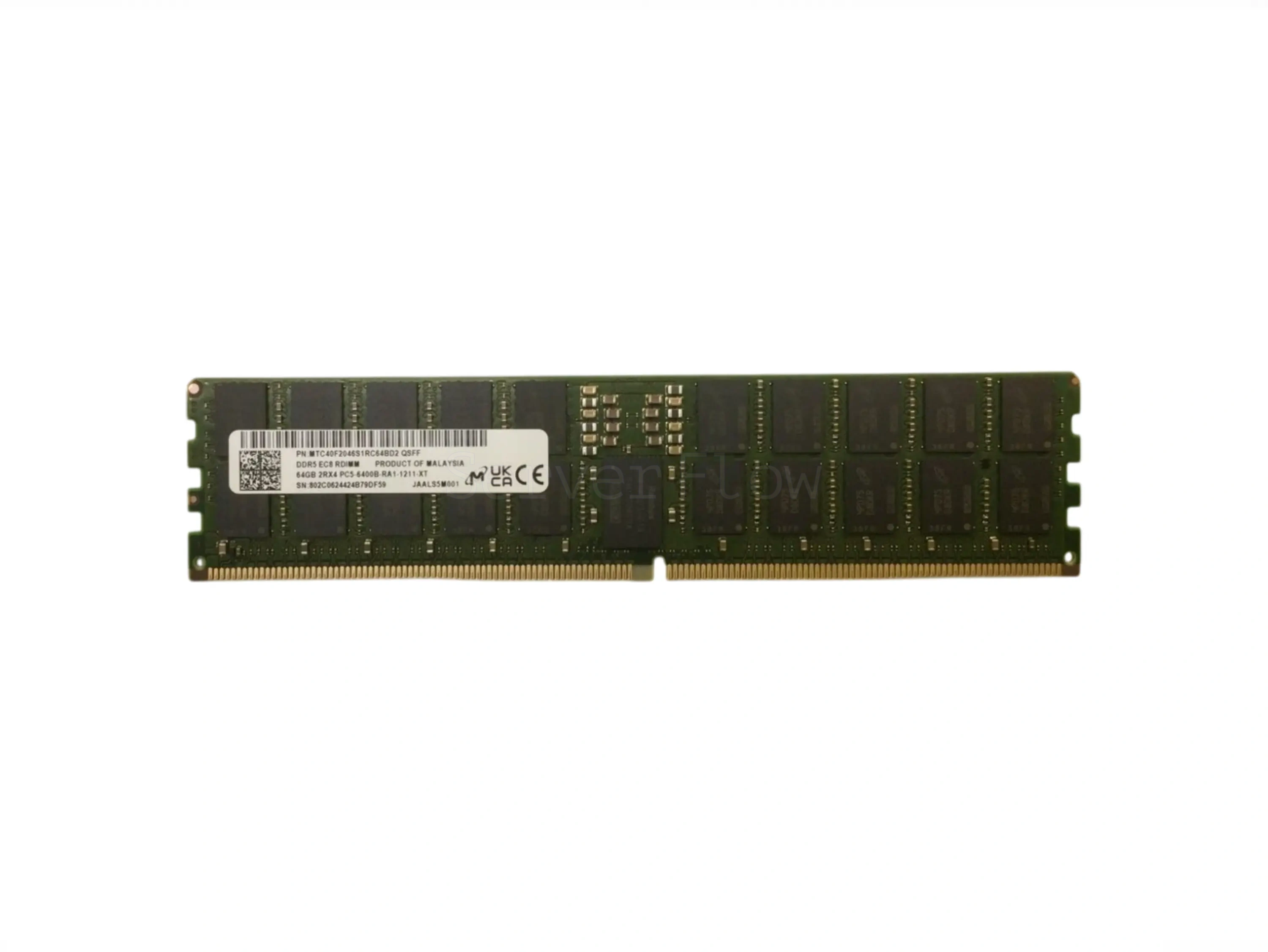 Оперативная память 64GB DDR5 ECC REG Micron 5600Mhz 2Rx4 [MTC40F2046S1RC56BD2]