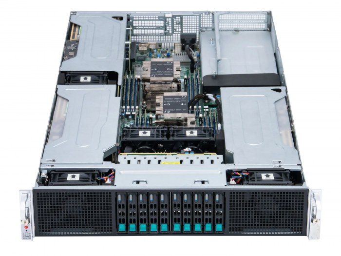 Supermicro 2029GP-TR (4× Radeon AI PRO R9700 32GB, 2× Xeon Gold 6248, RAM 384GB)
