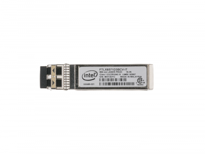 Трансивер Intel E10GSFPSR SFP+ (10GBase-SR, 850-nm, 300m) [FTLX8571D3BCV-IT]