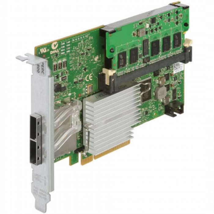 RAID контроллер Dell PERC 6/E(2x SFF8484, SAS/SATA 3GB/s, RAID 0, 1, 5, 6, 10, 50, 60 + 256MB)