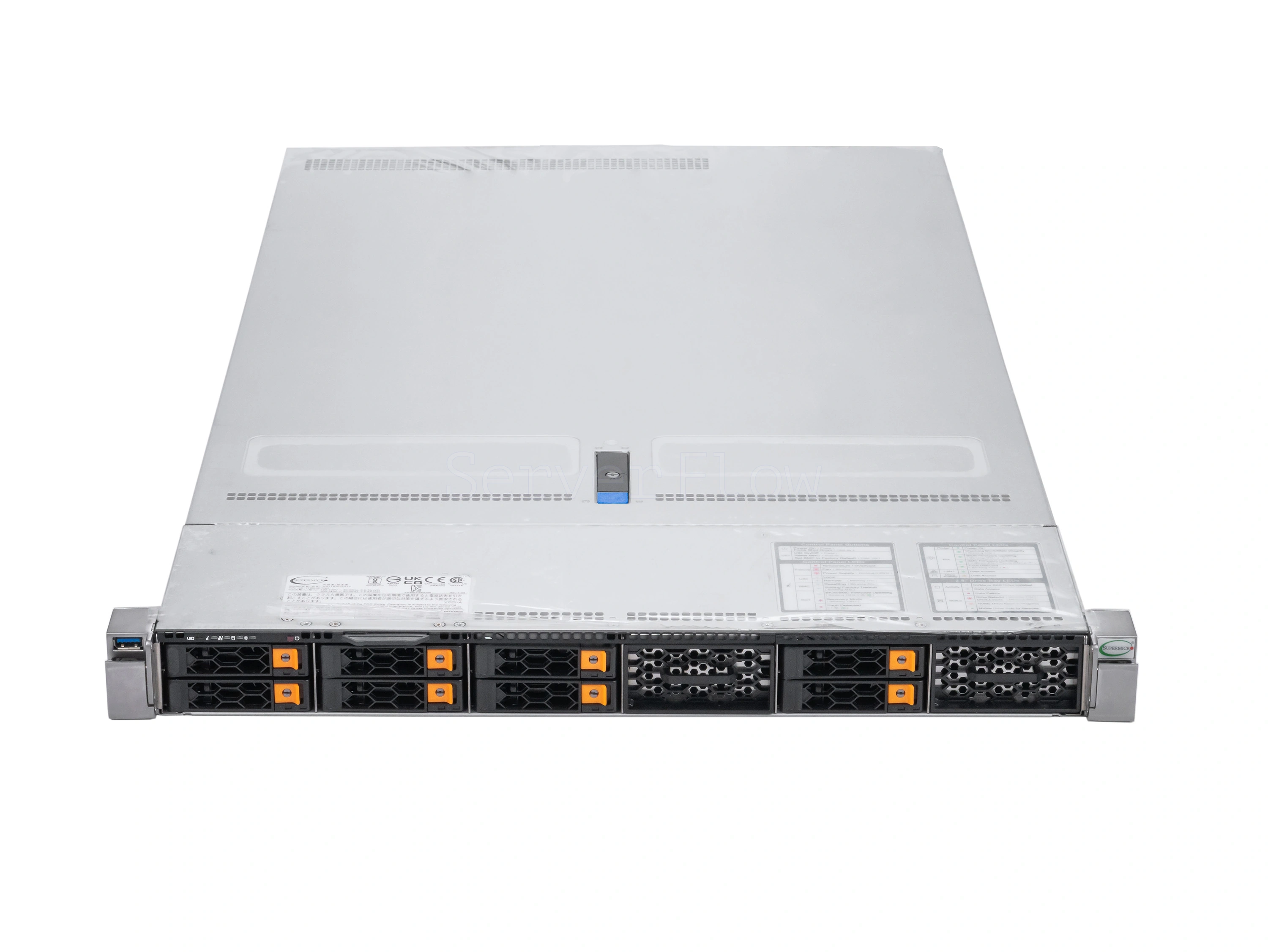 Серверная платформа Supermicro A+ Server AS-1125HS-TNR 1U 8SFF (8x U.2, 2x 1200W, 2x SP5)
