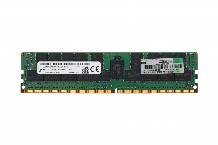 Оперативная память 64GB DDR4 ECC REG LRDIMM Micron 2666Mhz 4Rx4 [MTA72ASS8G72LZ-2G6]
