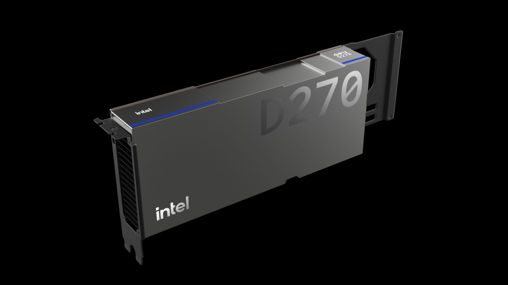 Intel представила Crescent Island D270 — ИИ-ускоритель для инференса с 1,3 PFLOPS в FP8 и до 480 ГБ памяти LPDDR5X