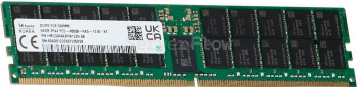 Оперативная память SkHynix 64GB DDR5 ECC REG 4800Mhz 2RX4