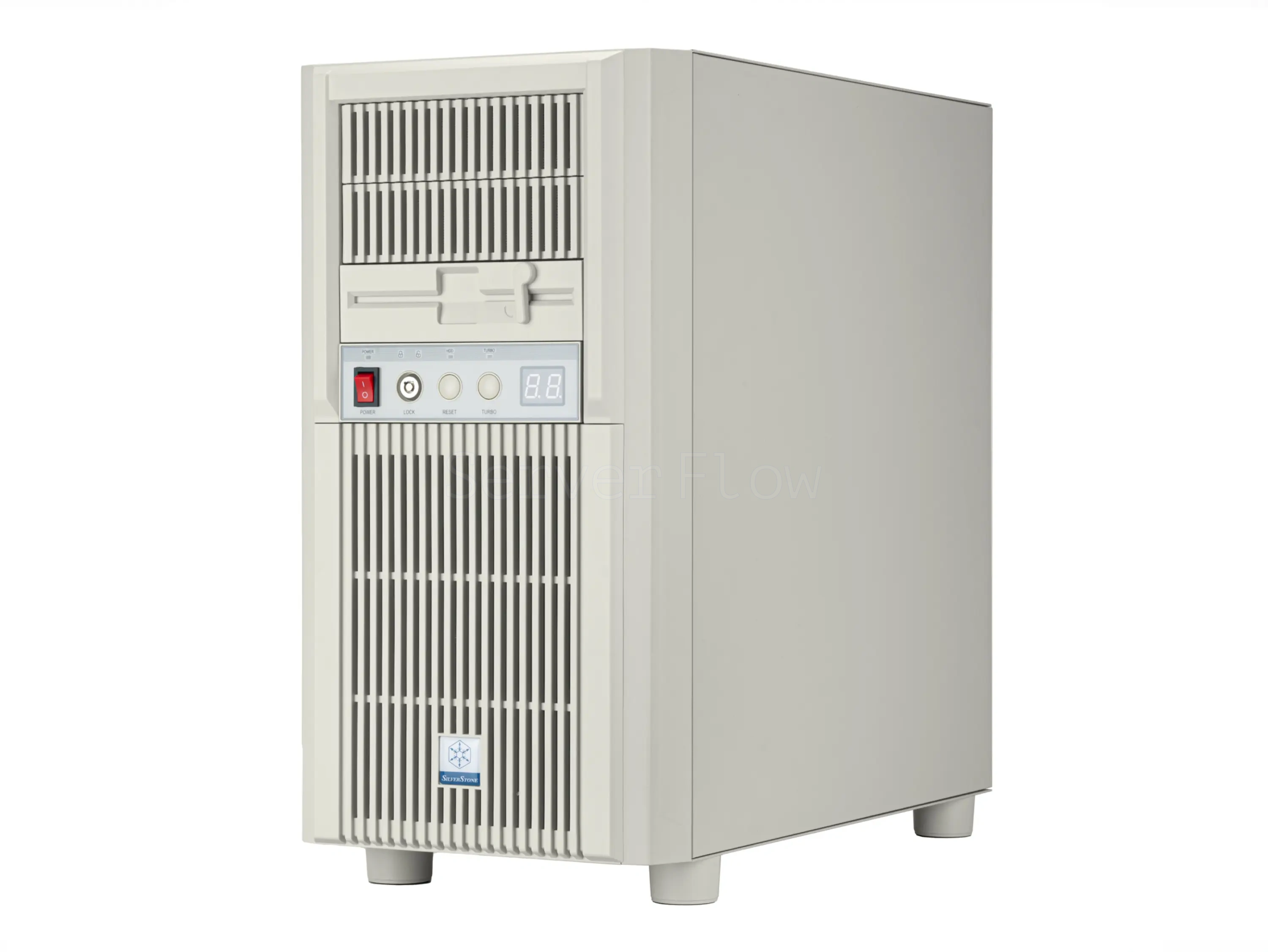 Корпус SilverStone FLP03 (Mini-Tower, 2 LFF, 5 SFF) [SST-FLP03W]
