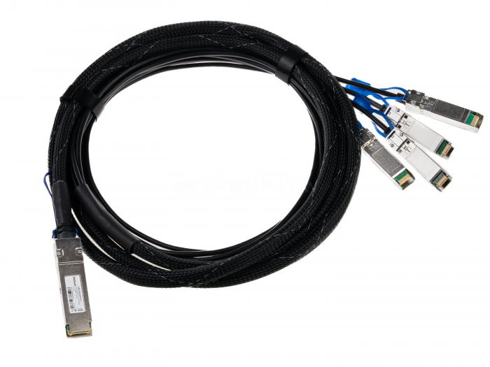 DAC Breakout кабель 10Gtek QSFP28 - 4x SFP28 1м [CAB-ZQP/4ZSP-P1M]