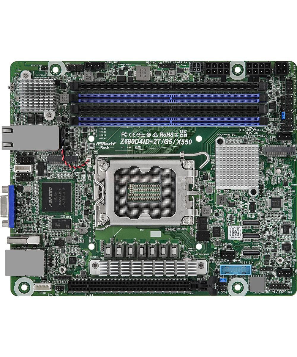 Материнская плата ASRock Z690D4ID-2T/G5/X550