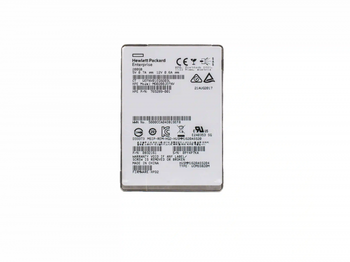 SSD-накопитель HPE 200GB 2.5" SAS 12Gb/s [EO0200JEFPD]