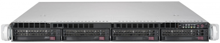 Supermicro CSE 815 1U (1БП 650W,EATX,  4LFF без экспандера SAS/SATA 6gb/s, новый в коробке)
