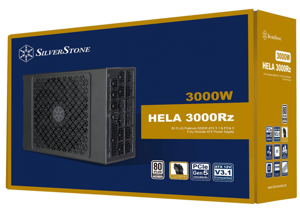 SilverStone начала продажи HELA 3000Rz — БП на 3000 Вт поддерживает 4 GPU RTX 5090