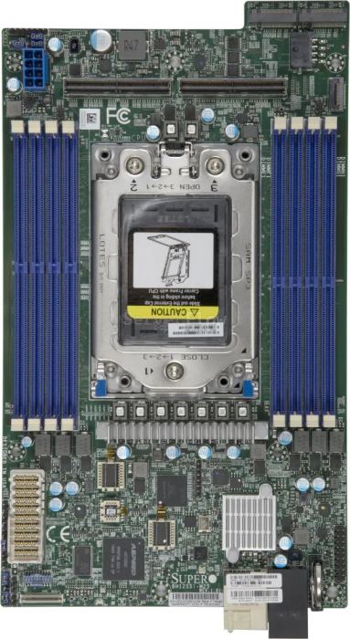 Материнская плата Supermicro BH12SSi-M25 (Proprietary, 1x CPU 7003/7002, 8DIMM, 1x PCI-E x16, 2x 25GbE, 2x SATA3, IPMI 2.0, -)