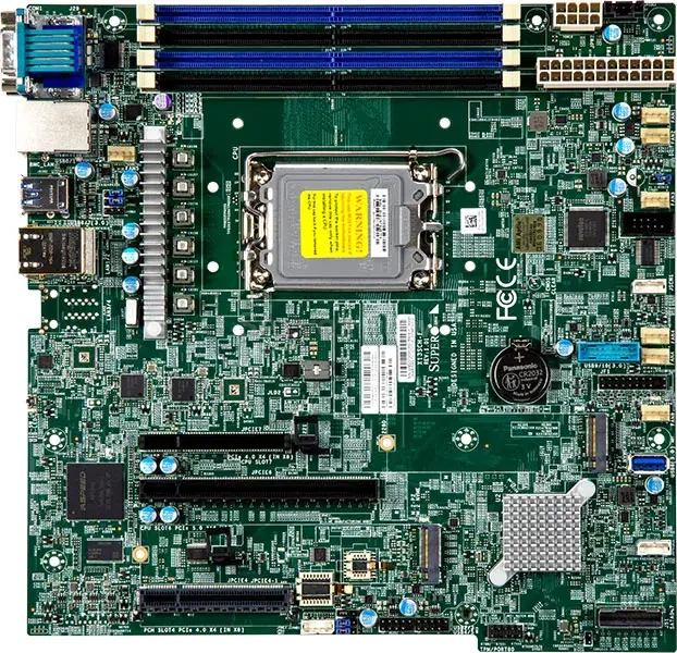 Материнская плата X13SCH-F(1x LGA1700, Intel® Xeon® E-2400 , MATX)