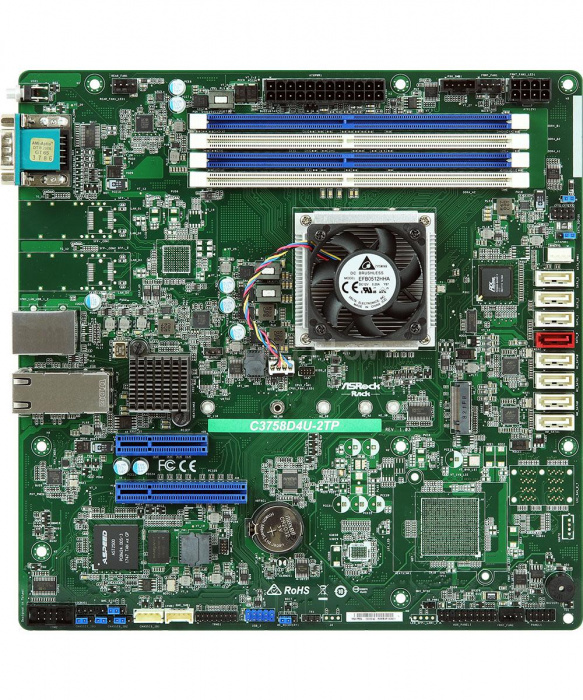 Материнская плата ASRock C3758D4U-2TP