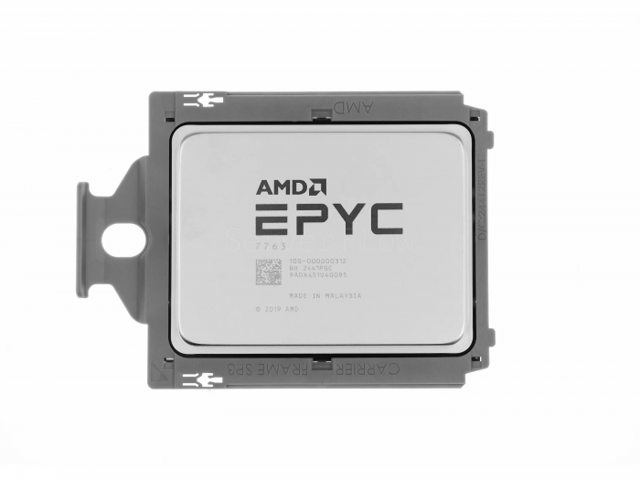Процессор AMD EPYC 7763 (64c/128t, 2.45GHz-3.5GHz, 280W)