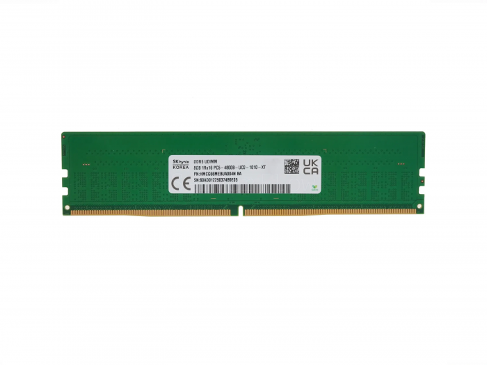 Оперативная память 8GB DDR5 UDIMM SK Hynix 4800Mhz 1Rx16 [HMCG66AEBUA]