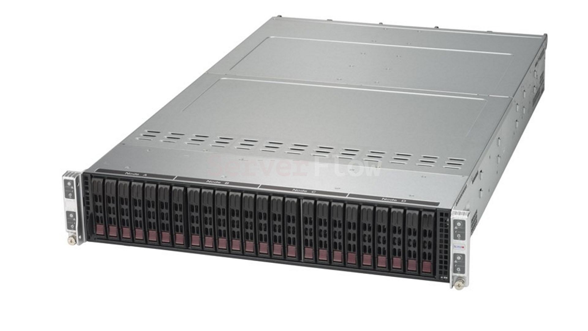 Блейд Supermicro SuperServer 2028TP-HTR-SIOM 2U 4x 6SFF (SAS/SATA 12GBe, 2x 2000W, 4x16DIMM, 4x2CPU)