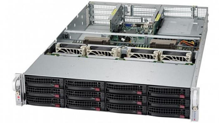 Сервер Supermicro SuperServer 6028U-TR4+ 2U 12LFF